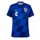 Croația Josko Gvardiol #4 Tricou Fotbal Replică European 2024 Barbati Deplasare
